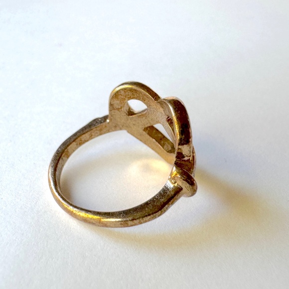 Heart Knot Ring Sz 5 Promise Love Jewelry - Picture 5 of 9